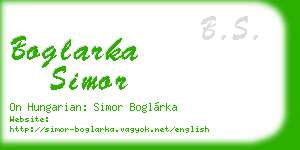 boglarka simor business card